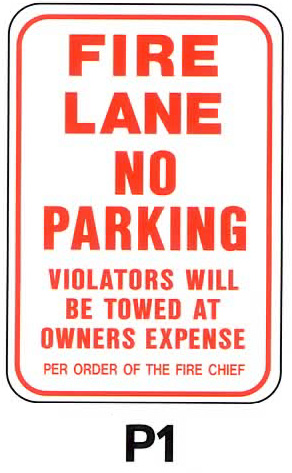 Fire Lane No Parking